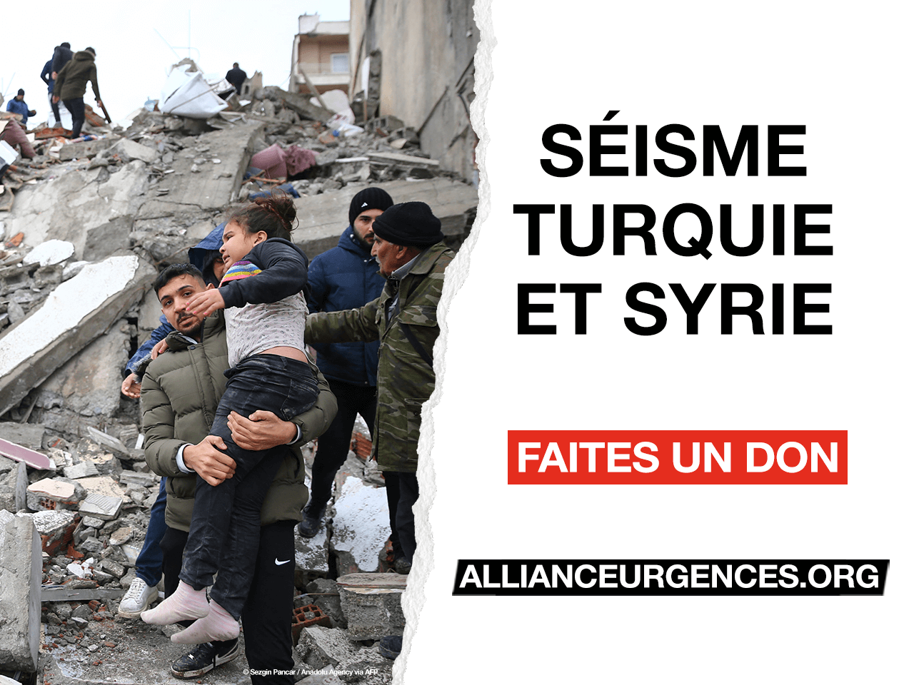 Séismes En Turquie Et En Syrie - Alliance Urgences